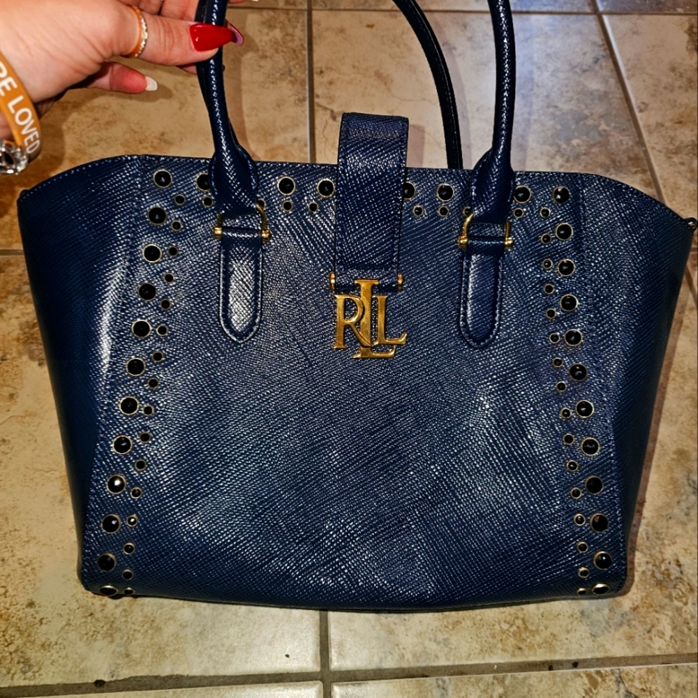 Ralph Lauren dark blue handbag limited edition